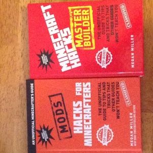🎁🎁2 Minecraft Hackers books - unofficial 🎄NWT